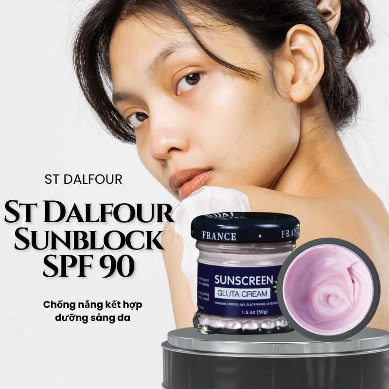 Kem chống nắng St Dalfour Whitening Sunblock Cream SPF 90.